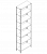 Металлический стеллаж Prostor Lite 700x300x2300